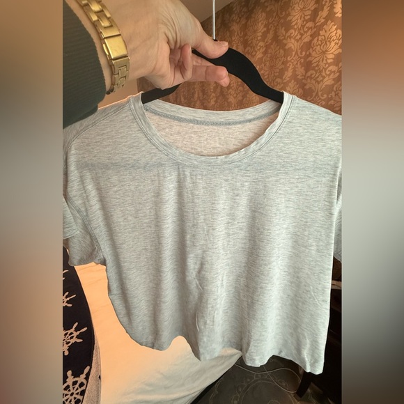 Lululemon Cates Tee Heathered Core Ultra Light Grey - Picture 4 of 9